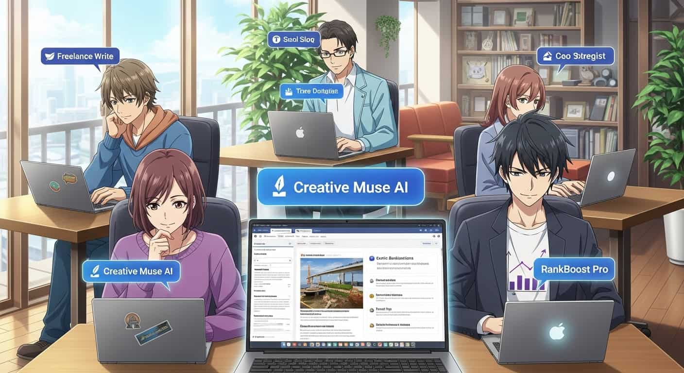 Five diverse bloggers utilizing the best AI writing assistants to scale their content and improve productivity.