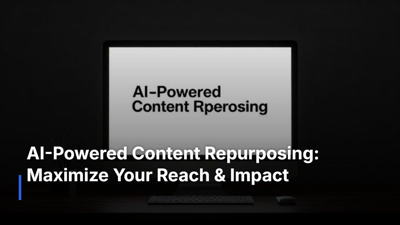 AI-Powered Content Repurposing: Maximize Your Reach & Impact