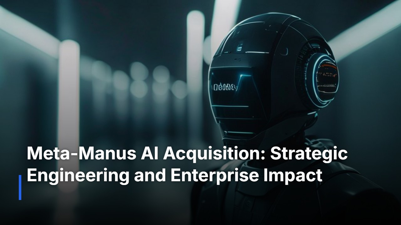 Meta-Manus AI Acquisition: Strategic Engineering and Enterprise Impact