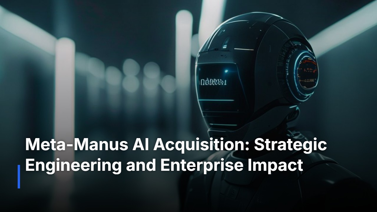 Meta-Manus AI Acquisition: Strategic Engineering and Enterprise Impact